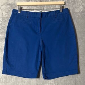 Lands End Royal Blue Bermuda Shorts Size 10